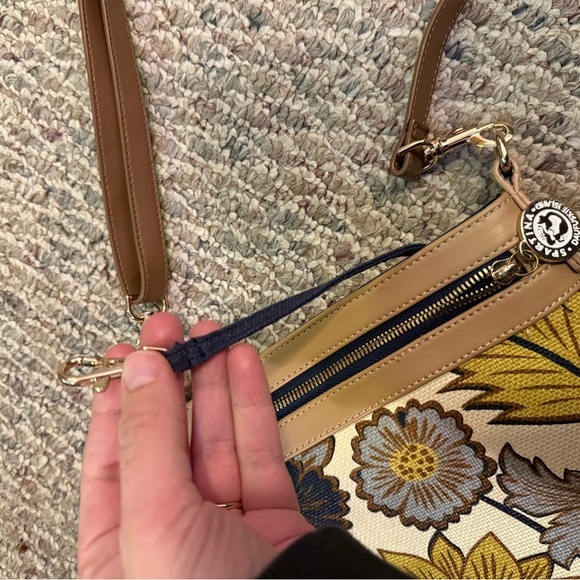 Spartina 449 “Yemaya” Floral Pattern Linen Crossbody w FREE Spartina 449 wallet - Picture 7 of 15
